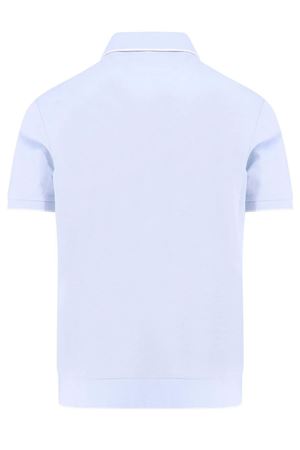 Polo in cotone azzurro RALPH LAUREN | 710964535001BLUWHITE